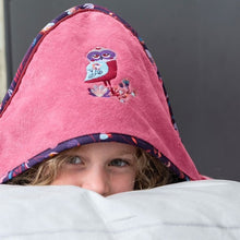 Load image into Gallery viewer, Burnous coton biologique Anouchka azalée (80x80) - Allsport