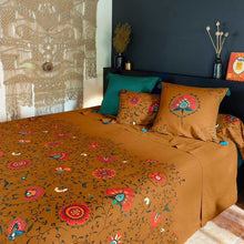Load image into Gallery viewer, Drap de lit coton et lin Bukhara (270x310) - Allsport