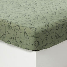 Load image into Gallery viewer, Drap housse pur coton biologique Dinotopi (140x190) - Allsport