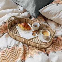 Load image into Gallery viewer, Housse de couette lin et coton Boho (220x240) - Allsport