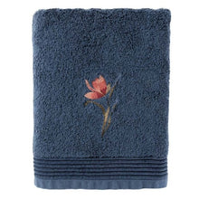 Load image into Gallery viewer, Drap de douche coton Hesperis bleu 70x130 - Allsport