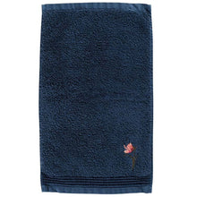 Load image into Gallery viewer, Mini Serviette invité coton Hesperis bleu (60x40) - Allsport