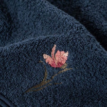 Load image into Gallery viewer, Mini Serviette invité coton Hesperis bleu (60x40) - Allsport