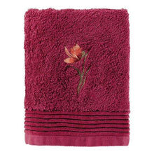 Load image into Gallery viewer, Serviette de toilette coton Hesperis pivoine (50X100) - Allsport