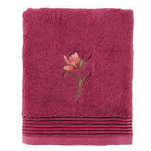 Load image into Gallery viewer, Drap de bain coton Hesperis pivoine (90x150) - Allsport