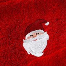 Load image into Gallery viewer, Essuie-mains rond coton Avent rouge (70cm) - Allsport