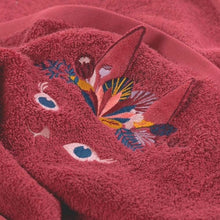 Load image into Gallery viewer, Serviette de toilette coton Kittyful cassis (50X100) - Allsport