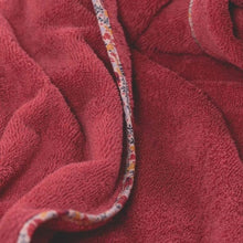 Load image into Gallery viewer, Cape de bain (Burnous) coton Kittyful cassis (80x80) - Allsport