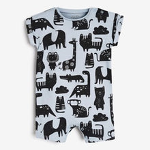 Load image into Gallery viewer, Monochrome Character 3 Pack Rompers (0mths-12mths) - Allsport