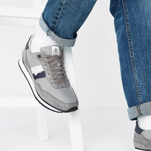 Load image into Gallery viewer, Grey Retro Runner Trainers - Allsport