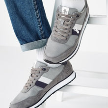 Load image into Gallery viewer, Grey Retro Runner Trainers - Allsport