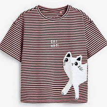 Load image into Gallery viewer, Pink/Black 3 Pack Cat Legging Pyjamas (3-12yrs) - Allsport