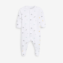 Load image into Gallery viewer, 3 Pack Delicate Appliqué Sleepsuits (0-9mths) - Allsport