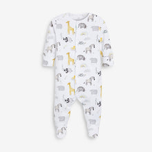 Load image into Gallery viewer, 3 Pack Delicate Appliqué Sleepsuits (0-9mths) - Allsport