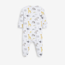 Load image into Gallery viewer, 3 Pack Delicate Appliqué Sleepsuits (0-9mths) - Allsport