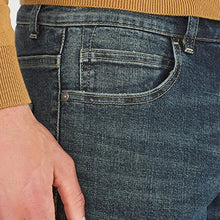 Load image into Gallery viewer, Washed Blue/Green  Slim Fit Authentic Stretch Relaxed Fit Jeans