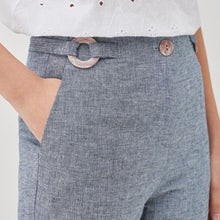 Load image into Gallery viewer, Cotton/Linen Mix Peg Trousers - Allsport
