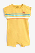 Load image into Gallery viewer, Rust 3 Pack Transport Rompers (up to 18 months) - Allsport