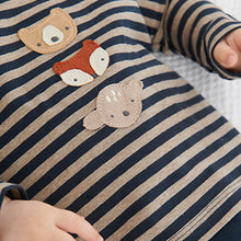 Load image into Gallery viewer, Navy Blue Woodland Baby T-Shirt and Legging Set (0mths-12mths) - Allsport