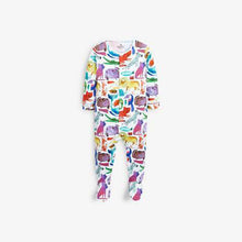 Load image into Gallery viewer, 3 Pack Tiger Appliqué Sleepsuits (up to 18 months) - Allsport
