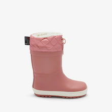 Load image into Gallery viewer, Pink Thermal Thinsulate™ Lined Cuff Wellies (Older Girls)