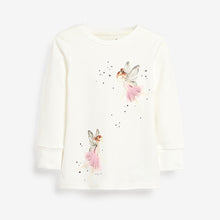 Load image into Gallery viewer, Pink/Cream 3 Pack Fairy Appliqué Snuggle Pyjamas (9mths-8yrs) - Allsport