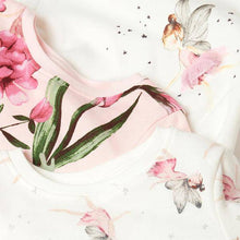 Load image into Gallery viewer, Pink/Cream 3 Pack Fairy Appliqué Snuggle Pyjamas (9mths-8yrs) - Allsport