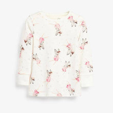 Load image into Gallery viewer, Pink/Cream 3 Pack Fairy Appliqué Snuggle Pyjamas (9mths-8yrs) - Allsport