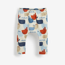 Load image into Gallery viewer, Blue 2 Pack Whale Leggings (0mths-18mths) - Allsport