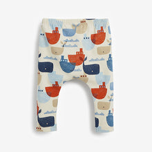 Load image into Gallery viewer, Blue 2 Pack Whale Leggings (0mths-18mths) - Allsport
