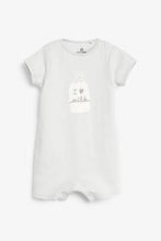 Load image into Gallery viewer, Monochrome 3 Pack I Love Milk Rompers (up to 18 months) - Allsport