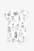 Load image into Gallery viewer, Monochrome 3 Pack I Love Milk Rompers (up to 18 months) - Allsport