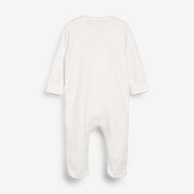 Load image into Gallery viewer, Pink/White 2 Pack Mummy And Daddy Elephant Sleepsuits (0mths-18mths) - Allsport