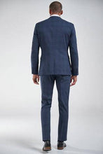Load image into Gallery viewer, BRIGHT BLUE CHECK SUIT JACKET - Allsport