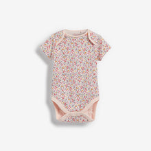 Load image into Gallery viewer, Pink Bunny 5 Pack Short Sleeve Bodysuits (0-18mths) - Allsport