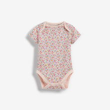 Load image into Gallery viewer, Pink Bunny 5 Pack Short Sleeve Bodysuits (0-18mths) - Allsport