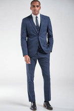 Load image into Gallery viewer, BRIGHT BLUE CHECK SUIT TROUSER - Allsport