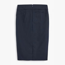 Load image into Gallery viewer, Navy Tailored Fit Pencil Skirt - Allsport