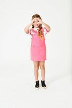Load image into Gallery viewer, Coloured Denim Pinafore Pink Fluo - Allsport