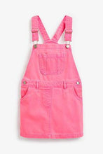 Load image into Gallery viewer, Coloured Denim Pinafore Pink Fluo - Allsport