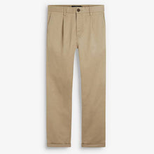 Load image into Gallery viewer, Stone Tapered Slim Fit Pleat Front Chinos - Allsport