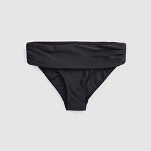Load image into Gallery viewer, Black Roll Top Bikini Briefs - Allsport