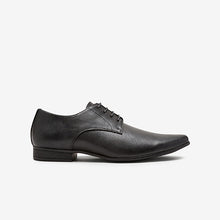 Load image into Gallery viewer, Black Perforated Derby Shoes - Allsport