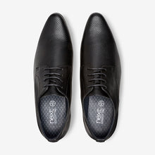 Load image into Gallery viewer, Black Perforated Derby Shoes - Allsport