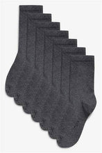 Load image into Gallery viewer, Grey 7 Pack School Socks - Allsport