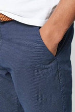 Load image into Gallery viewer, NAVY DITSY PRINT BELTED CHINO SHORTS - Allsport