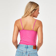 Load image into Gallery viewer, Bright Pink Thin Strap Vest