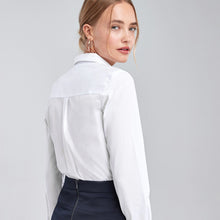 Load image into Gallery viewer, White Long Sleeve Work Shirt - Allsport