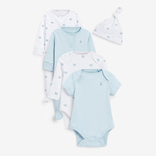 Load image into Gallery viewer, Blue Bear Blue Bear 6 Piece Sleepsuit And Accessories Newborn Gift Set In Bag (0-6mths) - Allsport