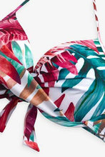 Load image into Gallery viewer, White Palm Padded Underwired Bikini Top - Allsport